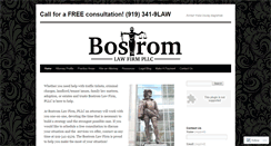Desktop Screenshot of bostromlawfirm.com